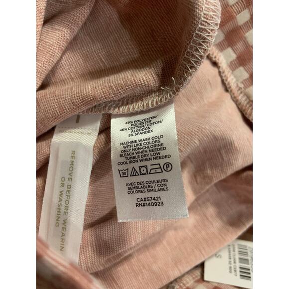 Preppy Light Academia Twee Midi Skirt Women Small Slit Gingham Pink Skater Soft - Picture 6 of 8